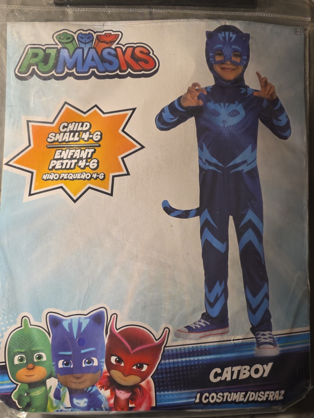 Spirit PJ Masks Catboy Costume - Blue